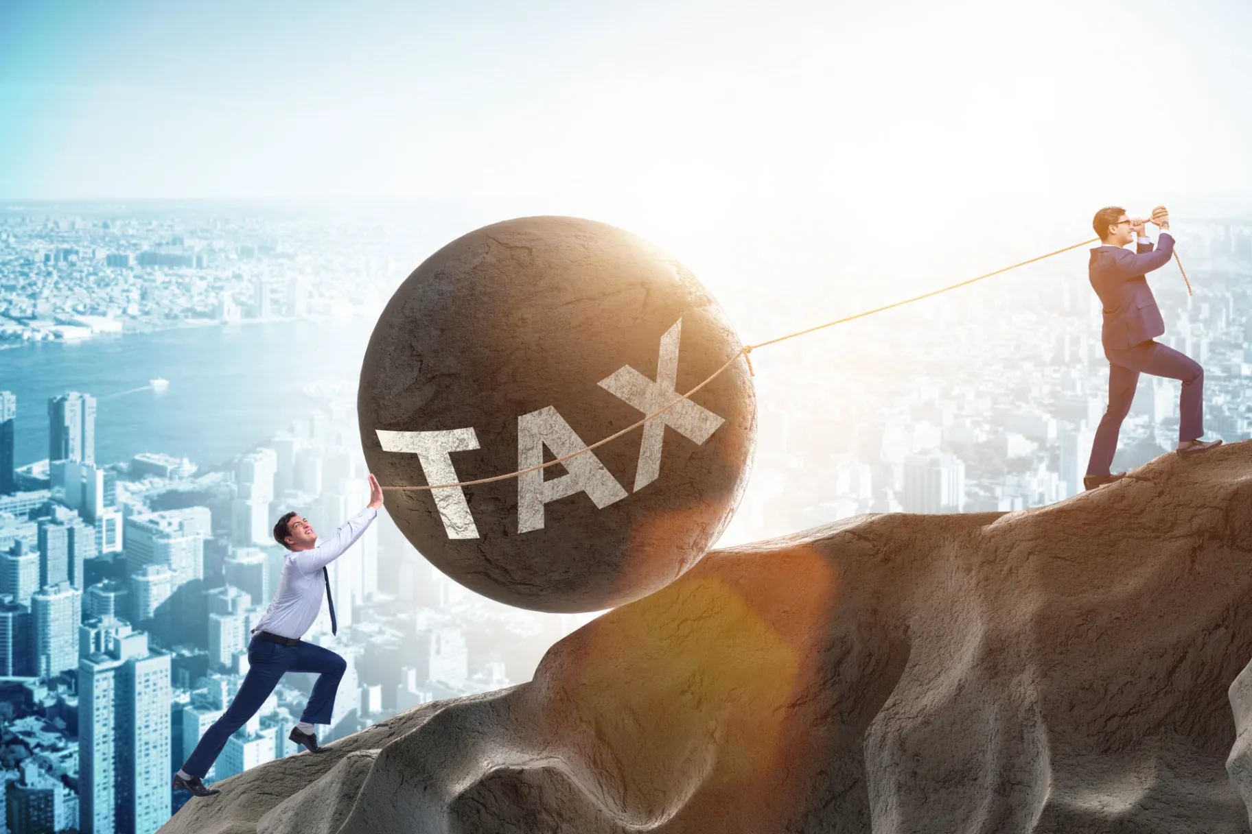 Business concept of tax payments